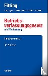 Fitting, Karl, Schmidt, Kristina, Auffarth, Fritz, Kaiser, Heinrich - Betriebsverfassungsgesetz