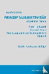 Wetzel, Manfred - Prinzip Subjektivität: Allgemeine Theorie
