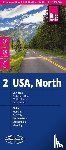 Reise Know How - USA North Road Map (2) 1:1,250,000 scale