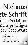 Niehaus, Judith - Verfremdete Schrift