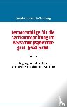 Wesseling, Kim Marc Alexander - Lernvorschlage fur die Sachkundeprufung im Bewachungsgewerbe gem. 34a GewO