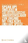  - Speak Up! Einblicke in das ostbelgische Innovationslabor zum Umgang mit Fake News und Hate Speech