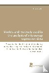 Lutter, Dominik - Models and methods used in the analysis of microarray expression data