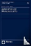 Sieckmann, Jan-Reinard - Autonomie und Menschenrechte
