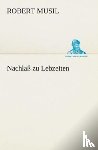 Musil, Professor Robert - Nachlaß zu Lebzeiten