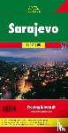 Freytag-Berndt - Sarajevo, City Plan 1:17.500