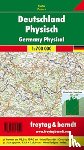  - Germany Map Provided with Metal Ledges/Tube 1:700 000
