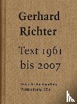 Richter, Gerhard - GERHARD RICHTER TEXT 1961 2007 PB