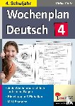  - Wochenplan Deutsch 4. Schuljahr