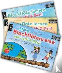 Hossain, Susanne - Blockflöte lernen mit Lotti & Ben - Band 1 und 2 + Meine Blockflötenreise im Set!