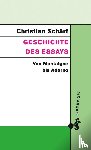 Schärf, Christian - Geschichte des Essays