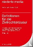 Lutz, Philipp - Definitionen für die Zivilrechtsklausur
