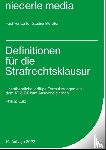 Lutz, Philipp - Definitionen für die Strafrechtsklausur