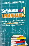 Weinstock, David - Schluss mit ungenügend!