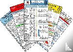  - Arztpraxis Karten-Set - praktisches Set mit Laborwerten, Medikamenten-Haltbarkeit, Reanimation, EKG Auswertung & med. Abkürzungen