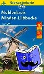  - Radwanderkarte BVA Radwandern im Mühlenkreis Minden-Lübbecke 1:50.000