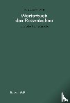 Wolf, Siegmund a - Worterbuch des Rotwelschen / Worterbuch des Rotwelschen