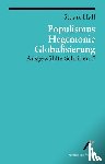 Hall, Stuart - Ausgewählte Schriften 5. Populismus, Hegemonie, Globalisierung