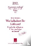 Hartmann, Horst - Wie kalkuliert Ihr Lieferant?