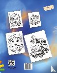Tobba - Train Coloring Book for Boys