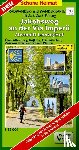  - Radwander- und Wanderkarte mit Zick-Zack-Faltung Jakobsweg an der Via Imperii Leipzig-Hof