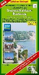  - Ostseeküsten-Radweg von Travemünde nach Ahlbeck 1:50 000 Radwander- und Wanderkarte mit Zick-Zack-Faltung