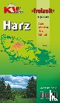  - Harz (Gesamtharz-Karte), KVplan, Wanderkarte/Harzklub-Wanderwege/Freizeitkarte/Radkarte, 1:50.000