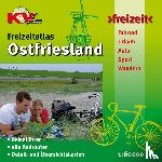  - Ostfriesland Freizeitatlas (ganze ostfriesische Halbinsel) - Spiralbindung, KVplan, Radkarte/Freizeitkarte, 1:60.000