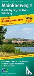  - MainRadweg 1, Bischofsgrun/Creussen - Wurzburg, cycle tour map 1:50,000