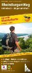  - RheinBurgenWeg, hiking map 1:25,000