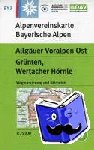  - DAV Alpenvereinskarte Bayerische Alpen 03. Allgäuer Voralpen Ost 1 : 25.000 - Grünten, Wertacher Hörnle. Wegmarkierungen, Ski- und Schneeschuhrouten