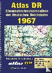  - Eisenbahnstreckenlexikon der DDR 1967 - Eisenbahn-Verkehrskarte - Januar 1967 der Deutschen Demokratischen Republik 1:500.000