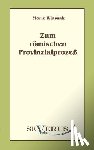 Wlassak, Moriz - Zum roemischen Provinzialprozess