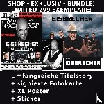  - Eisbrecher - Bundle - LIMITED: Signierte Fotokarte + XL Poster + Sticker + Titel Story Sonic Seducer 10-24