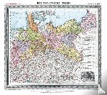 Handtke, Friedrich - Historische Preussenkarte / DER PREUSSISCHE STAAT - 1905 [gerollt]