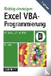 Held, Bernd - Richtig einsteigen: Excel-VBA-Programmierung - Für Microsoft Excel 2007 bis 2016