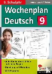  - Wochenplan Deutsch / Klasse 9