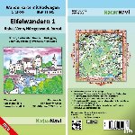  - Eifelwandern 1 - Hohes Venn, Hürtgenwald, Rurtal 1 : 25 000