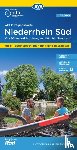  - ADFC-Regionalkarte Niederrhein Süd 1:75.000, mit Tagestourenvorschlägen, reiß- und wetterfest, E-Bike-geeignet, mit Knotenpunkten, GPS-Tracks-Download