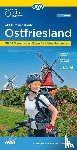  - ADFC-Regionalkarte Ostfriesland, 1:75.000, mit Tagestourenvorschlägen, reiß- und wetterfest, E-Bike-geeignet, GPS-Tracks-Download