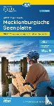  - ADFC-Regionalkarte Mecklenburgische Seenplatte 1:75.000, reiß- und wetterfest, mit kostenlosem GPS-Download der Touren via BVA-website oder Karten-App