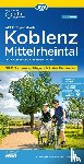  - ADFC-Regionalkarte Koblenz Mittelrheintal, 1:75.000, mit Tagestourenvorschlägen, reiß- und wetterfest, E-Bike-geeignet, GPS-Tracks-Download