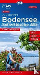  - ADFC-Radtourenkarte 25 Bodensee Schwäbische Alb 1:150.000, reiß- und wetterfest, E-Bike geeignet, GPS-Tracks Download, mit Kilometer-Angaben