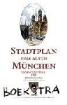  - Stadtplan vom alten München. Innenstadtplan. Brunn