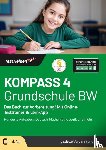 Wenk, Tom - KOMPASS 4 Grundschule BW: Das Buch zur Vorbereitung! Mit Online-Testtrainer & Lern-App - Hunderte Aufgaben: Deutsch, Mathematik, Logik und mehr