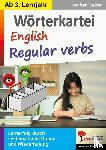 Vatter, Jochen - Wörterkartei English regular verbs
