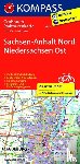  - KOMPASS Großraum-Radtourenkarte 3705 Sachsen-Anhalt Nord - Niedersachsen Ost 1:125.000