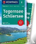 Hüsler, Eugen - KOMPASS Wanderführer Tegernsee, Schliersee, 55 Touren mit Extra-Tourenkarte