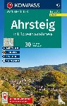 Sturm, Astrid - KOMPASS Wanderführer Ahrsteig mit Rotweinwanderweg, 30 Touren/Etappen mit Extra-Tourenkarte