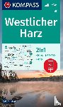  - KOMPASS Wanderkarte 451 Westlicher Harz 1:50.000